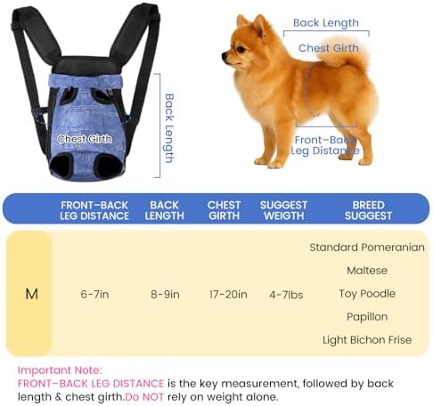 Mosago Dog Backpack Carrier, Front Chest Carrier - Image 2
