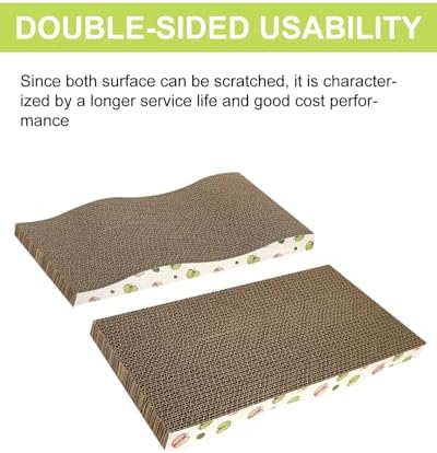 TIMHAKA 8 Pack Cat Scratching Board, Double-Sided Usability, - Image 3
