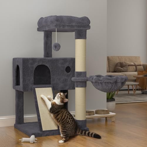 SHA CERLIN Cat Tree 36 Inches Cat Tower by SHACERLIN