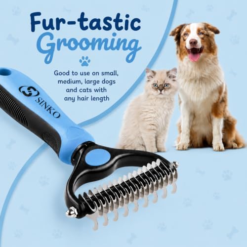 Sinko Shedding Brush For Dog and Cat, Undercoat Rake - Image 4