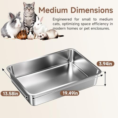 Stainless Steel Cat Litter Box - Image 7