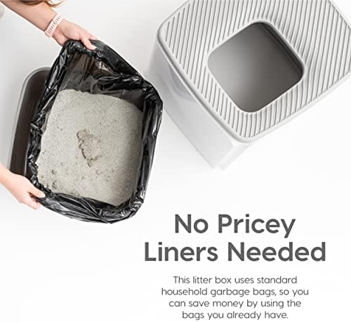 IRIS USA Cat Litter Box, Top Entry, Dog Proof - Image 2