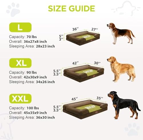 Waterproof Orthopedic Dog Bed for Extra Large Sized Dogs - Image 4