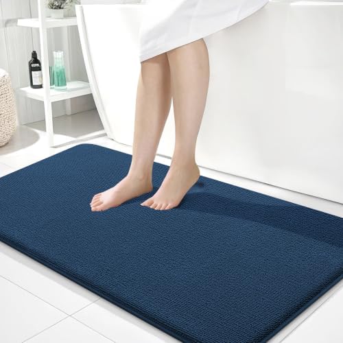 OLANLY Memory Foam Bathroom Runner Rug 45x27, Absorbent Long Bath Mat by OLANLY