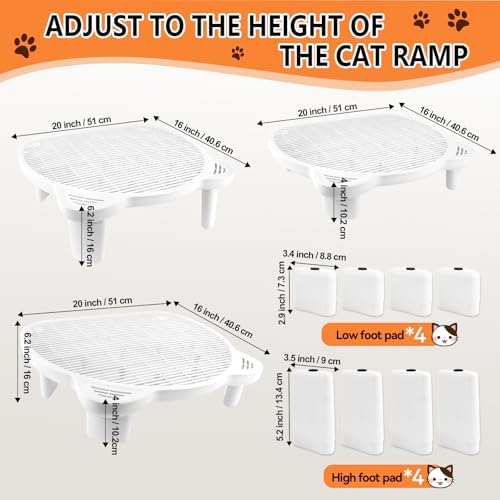 Litter Box Step Adjustable Cat Step - Image 3