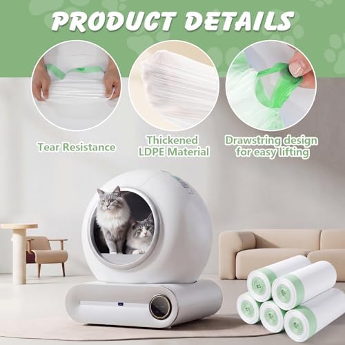 Cat Litter Box Liners For Meowant, 20 x 18 In - Image 4