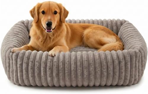 FURTIME Medium Dog Beds for Medium Dogs Washable, Orthopedic Dog Bed, Rectangle by FURTIME