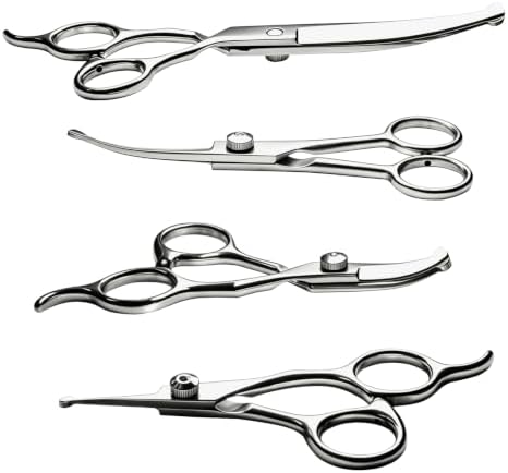 4 in1 Curved Dog Grooming Scissors Kit - Image 4