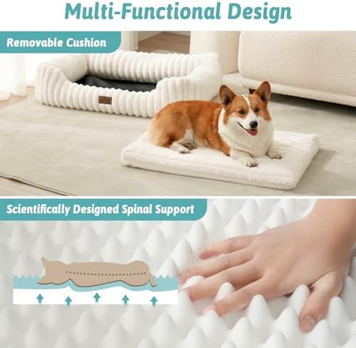 Orthopedic Dog Bed for Medium Dogs & Large Dogs - Image 4