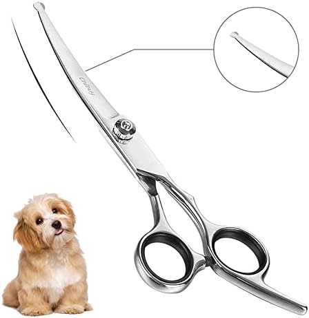 Chibuy Curved dog grooming scissors by Chi-buy