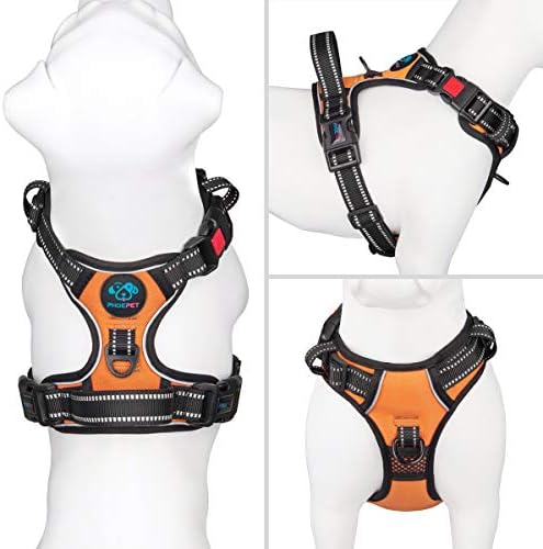 PHOEPET No Pull Dog Harnesses for Small Dogs Reflective Adjustable - Image 2
