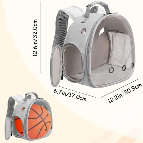 Guinea Pig Backpack, Space Capsule Bubble Window Small Animal Backpack - Image 2