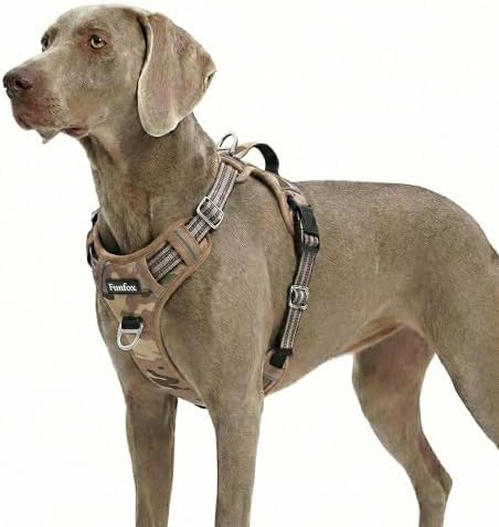 Funfox Dog Harness No Pull, Adjustable Pet Vest Harness, Super Soft Material by MyFUNFOX