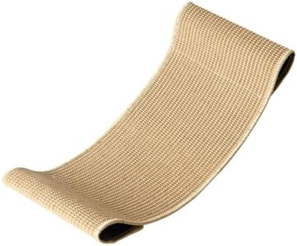Cat Scratch Lounger Chair, Wooden Sisal Scratching Bed，Replacement pad by Unknown