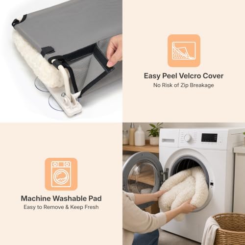 Veehoo Foldable Cat Window Perch, Cat Window Hammock Bed - Image 5