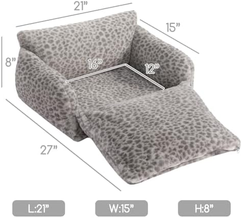 Hollypet Cat Bed Small Dog Orthopedic Couch Beds - Image 3