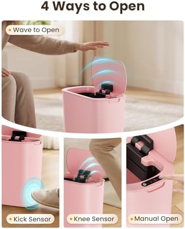 Cesun 5 Gallon Automatic Bathroom Trash Can - Image 2