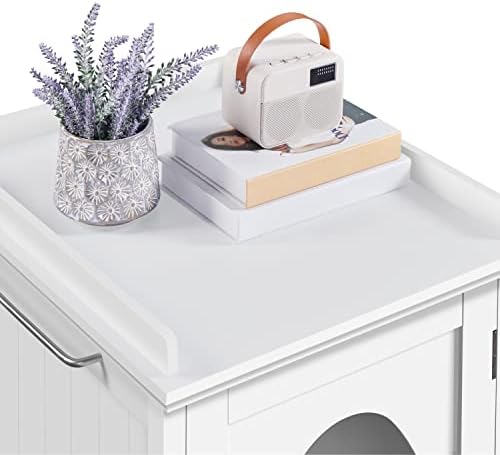 Yaheetech Cat Litter Box Enclosure, Hidden Litter Box Furniture - Image 5