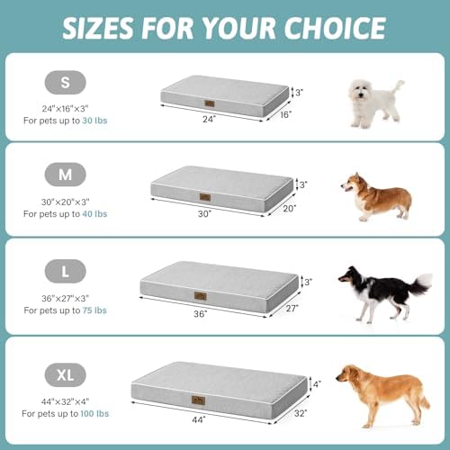 COZY KISS Cooling Orthopedic Dog Bed, Waterproof Lining - Image 5