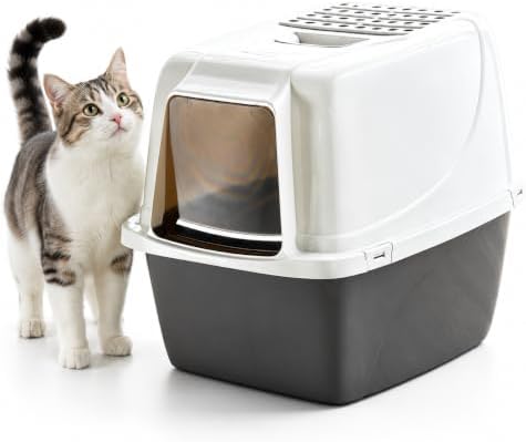 Large Enclosed Cat Litter Box by Unknown