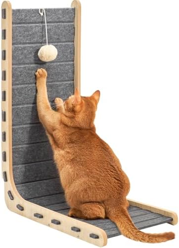 Felt Cat Scratcher for Indoor Cats, 26.8 Inch by NxwjoyPet
