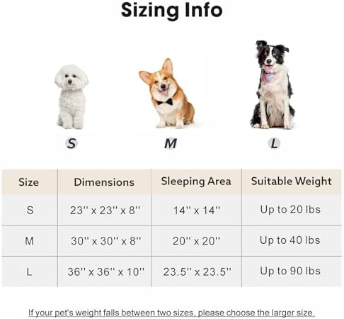 MIXJOY Dog Beds for Small Dogs, Washable Dog Bed - Image 6