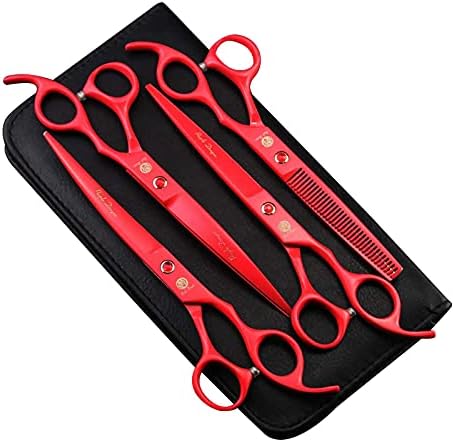 Purple Dragon 7.0 inch Dog Grooming Scissors Set by PurpleDragon