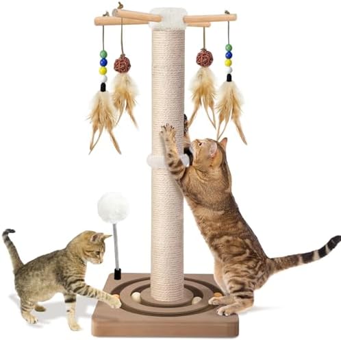 Cat Scratching Post, Sisal Scratcher by Awarmhome