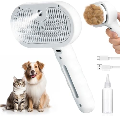 3-in-1 Self-Cleaning Shedding Steam Brush by Unknown