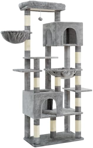 Heybly Cat Tree, 76-Inch Tall Heavy Duty Cat Tower - Image 4