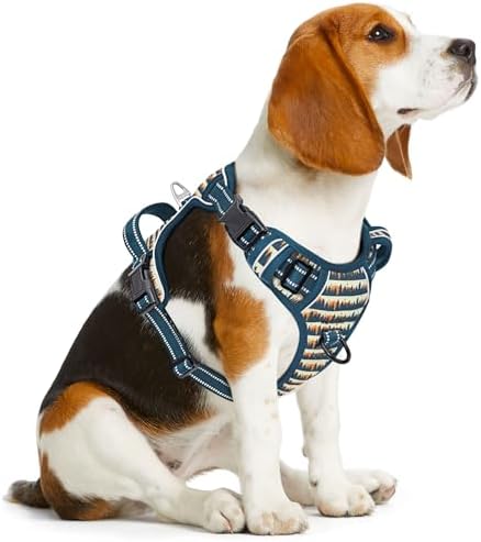 Timos Dog Harness Medium Sized, Quick Release 3 Buckles, Sunset Valley - Image 6