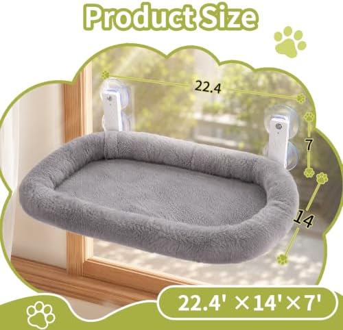 Foldable Cat Window Perch, Cordless Hammock - Image 2