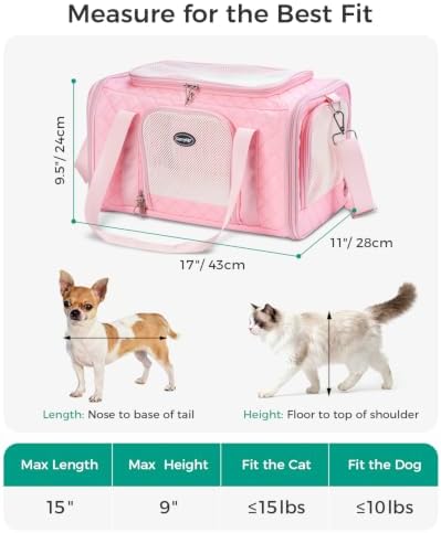Cat Carrier Airline Approved, Soft Pet Carrier - Image 3