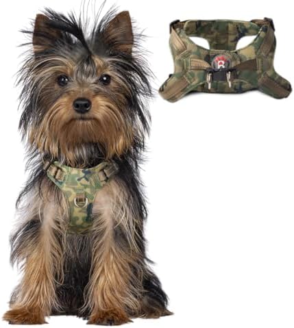BARKBAY Small Dog Harness, No Pull Puppy Harness, Step-in Dog Vest by BARKBAY