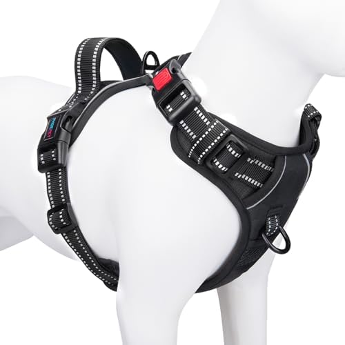 PHOEPET No Pull Dog Harnesses for Small Dogs Reflective Adjustable by PHOEPET