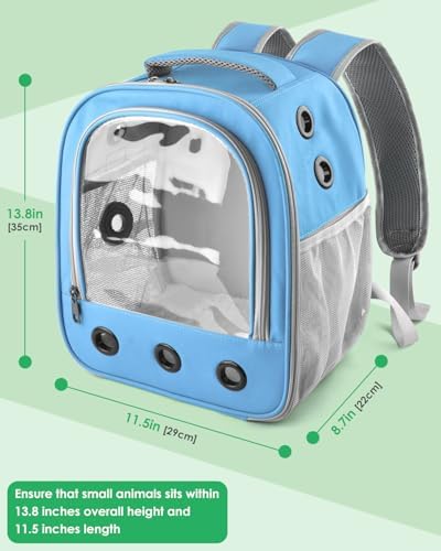 DBNESS Guinea Pig Carrier Backpack, Portable Rabbit Travel Carring Bag - Image 2