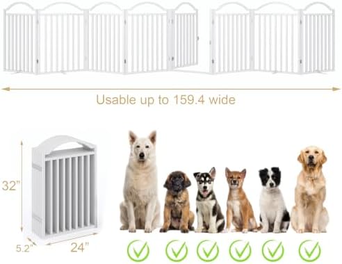 BHG Metal No-Assembly Freestanding Dog Gate - Image 3