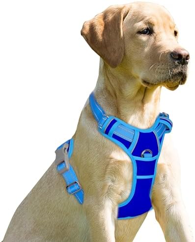 BARKBAY Dog Harness No Pull for Large Dogs Front Back Clips, Dog Vest by BARKBAY
