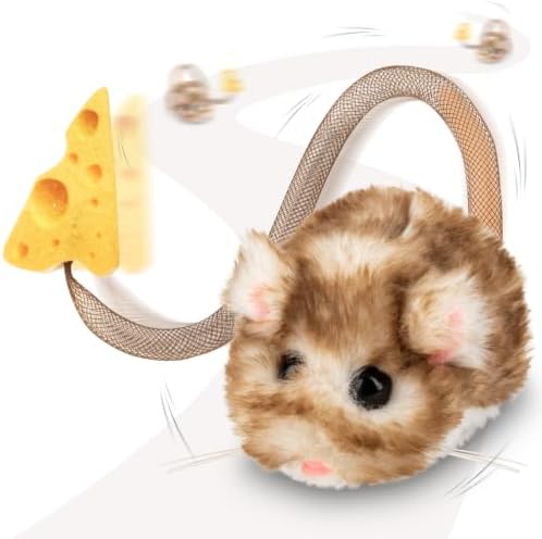Migipaws Interactive MigiMouse Cat Toy 360° Rolling & Spin by MigipawsCreateMoreEnjoymenttoPetsandFamily