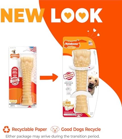 Nylabone Power Chew Textured Bone Dog Chew Toy, Original Flavor - Image 3