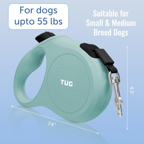 TUG Quest Retractable Dog Leash | 360° Tangle-Free | 16 ft Tape - Image 4