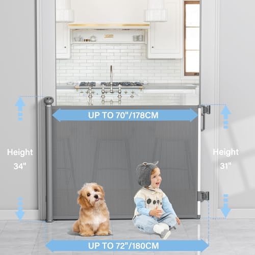 PRObebi Retractable Baby & Dog Gate - Image 4