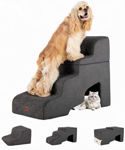 Garnpet Dog Stairs for Bed by Garnpet