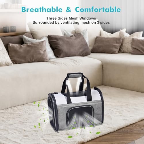 Jespet Airline Approved Soft-Sided Kennel Pet Carrier - Image 4