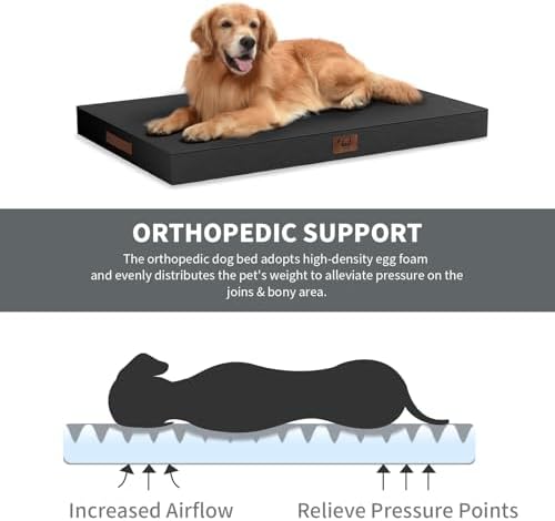 Jumbo Waterproof Orthopedic Dog Bed - Image 2