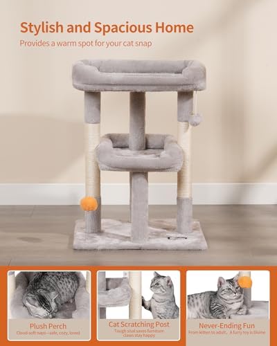 FourFurPets Small Cat Tree, Cat Tower - Image 6