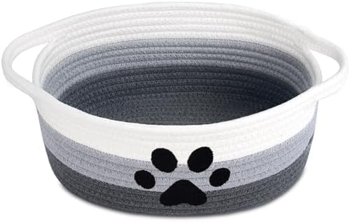 Small Woven Dog Toy Basket by ABenkle