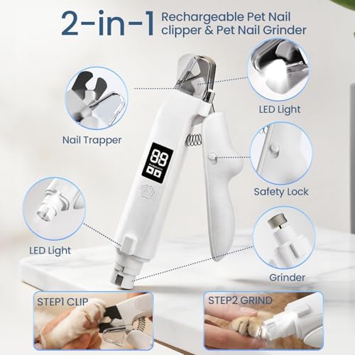 Dog Electric Nail Clippers & Grinder - Image 3