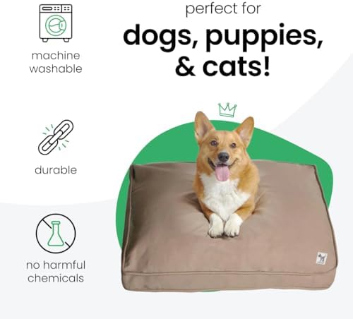 Molly Mutt Tan Dog Bed Cover, Non-Toxic & 100% Cotton - Image 3