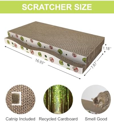 TIMHAKA 8 Pack Cat Scratching Board, Double-Sided Usability, - Image 2